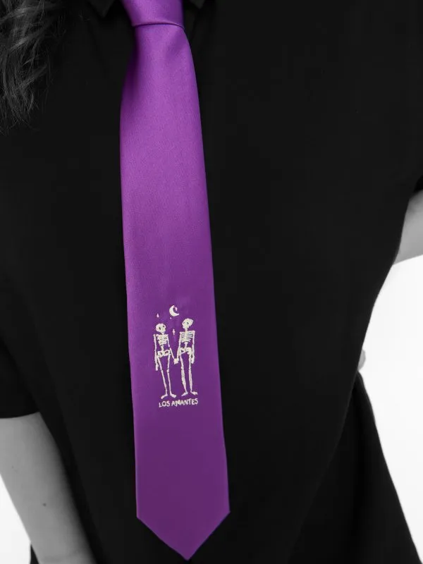 CORBATA "AMANTES" MORADA