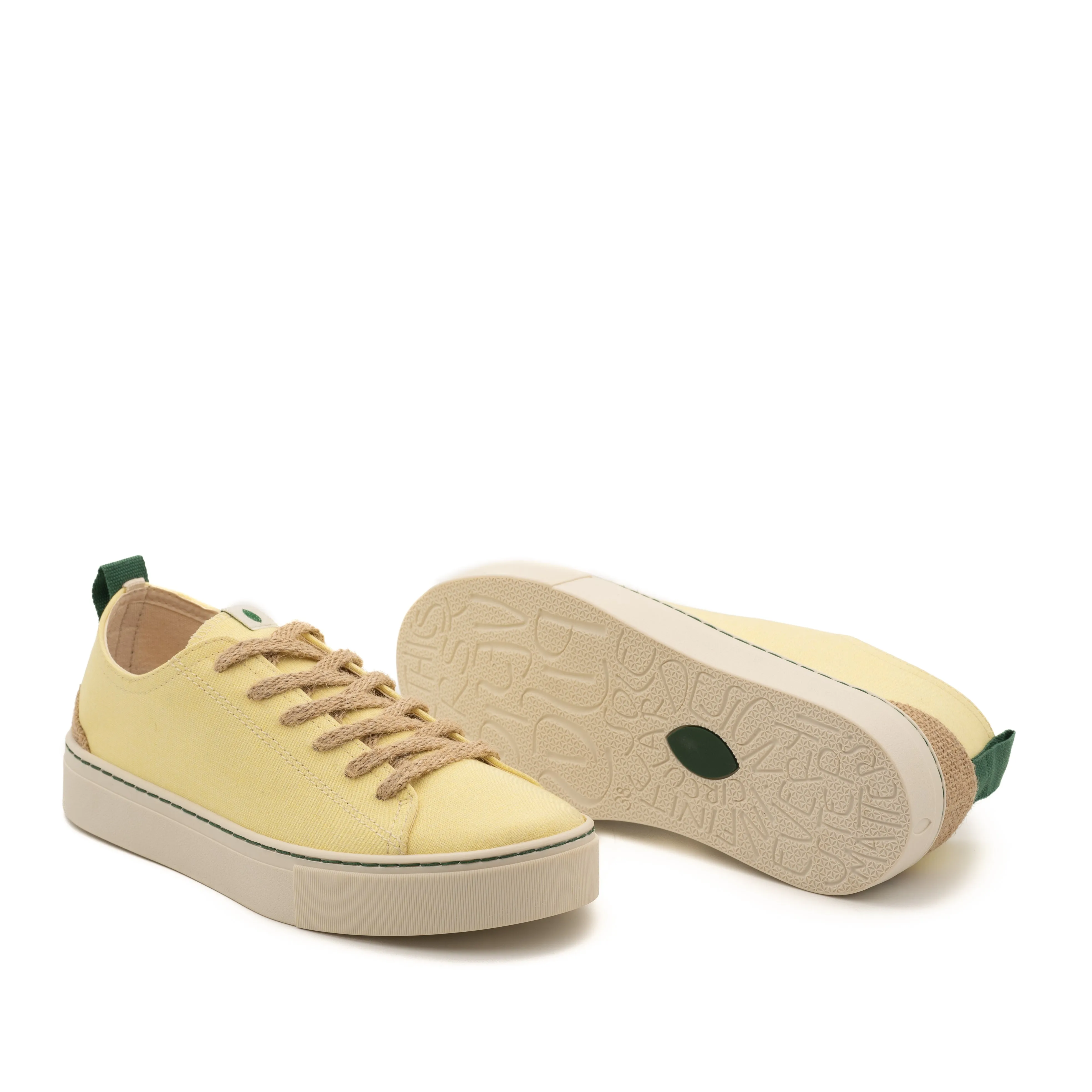 CORETTA Zapatilla vegana Amarilla COR015