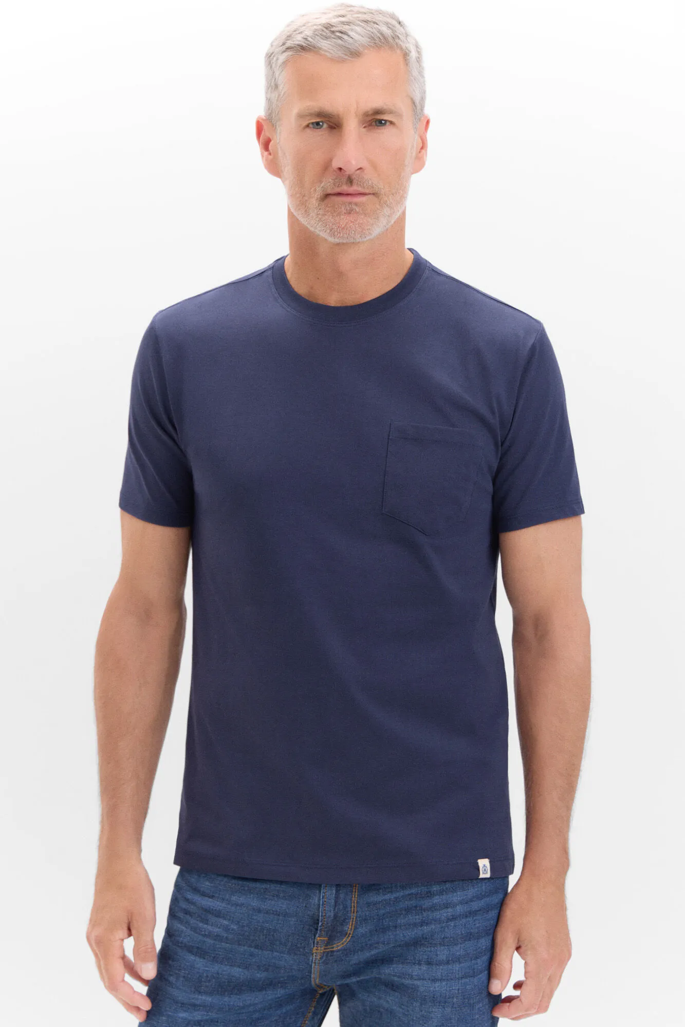 Cortefiel Camiseta basica bolsillo