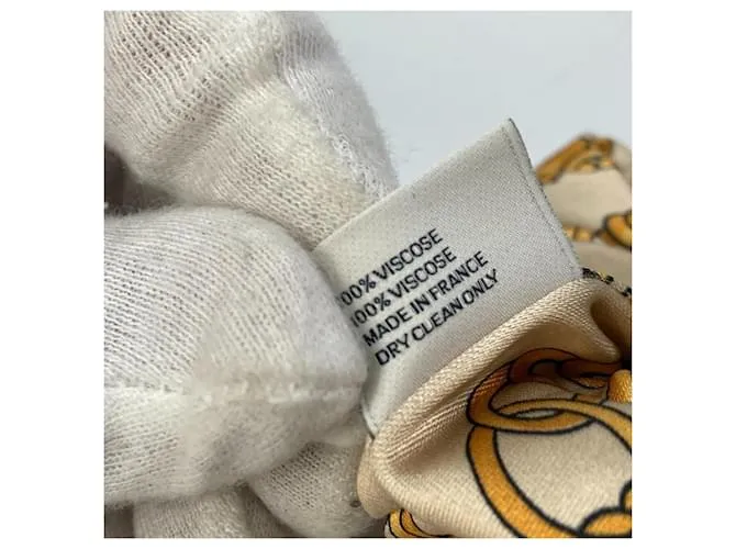 Céline Scrunchie de viscosa amarilla Celine Amarillo 