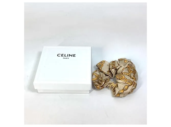 Céline Scrunchie de viscosa amarilla Celine Amarillo 
