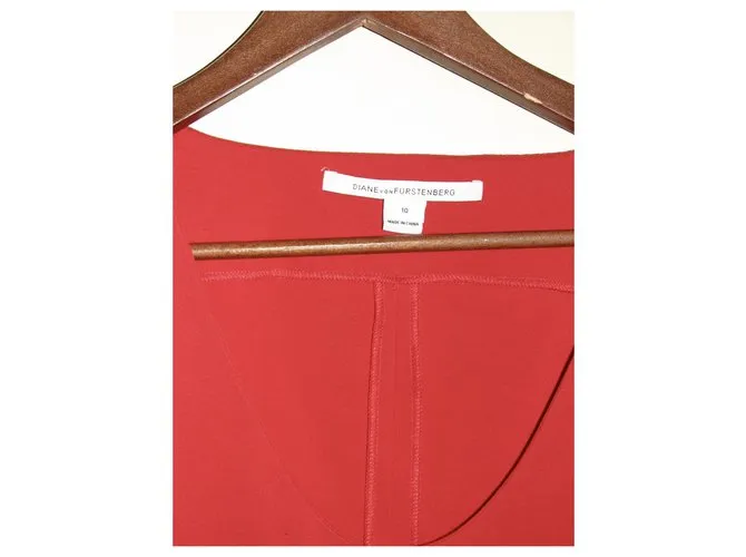 Diane Von Furstenberg Vestido Alegra DvF Roja 