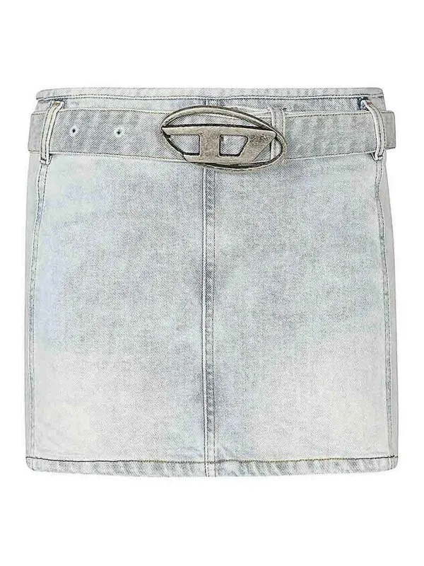 DIESEL FALDA SEMILARGA  LAVADO OSCURO