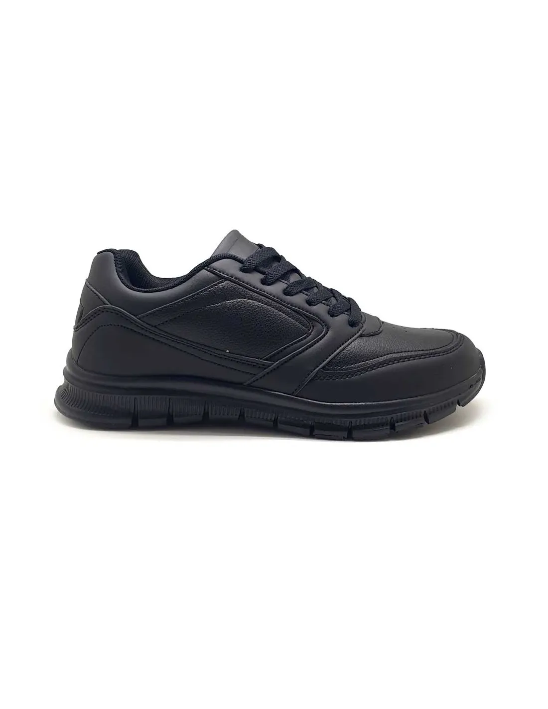 DOUBLE MEMORY DEPORTIVA HOMBRE NEGRO CON PLANTILLA MEMORY FOAM M9800L