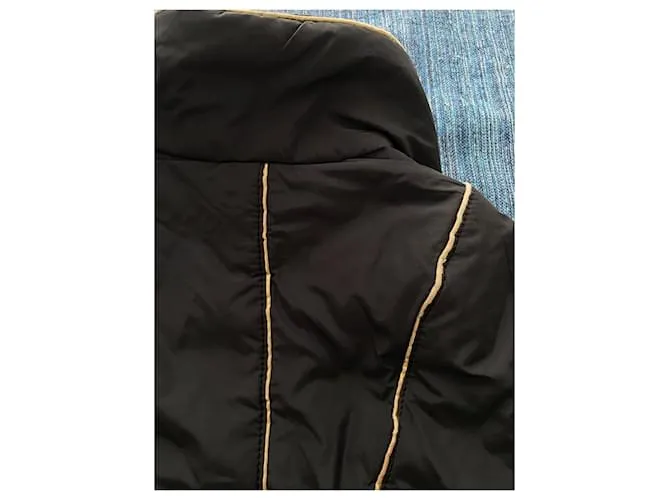 Elisabetta Franchi Chaquetas Negro Gold hardware 