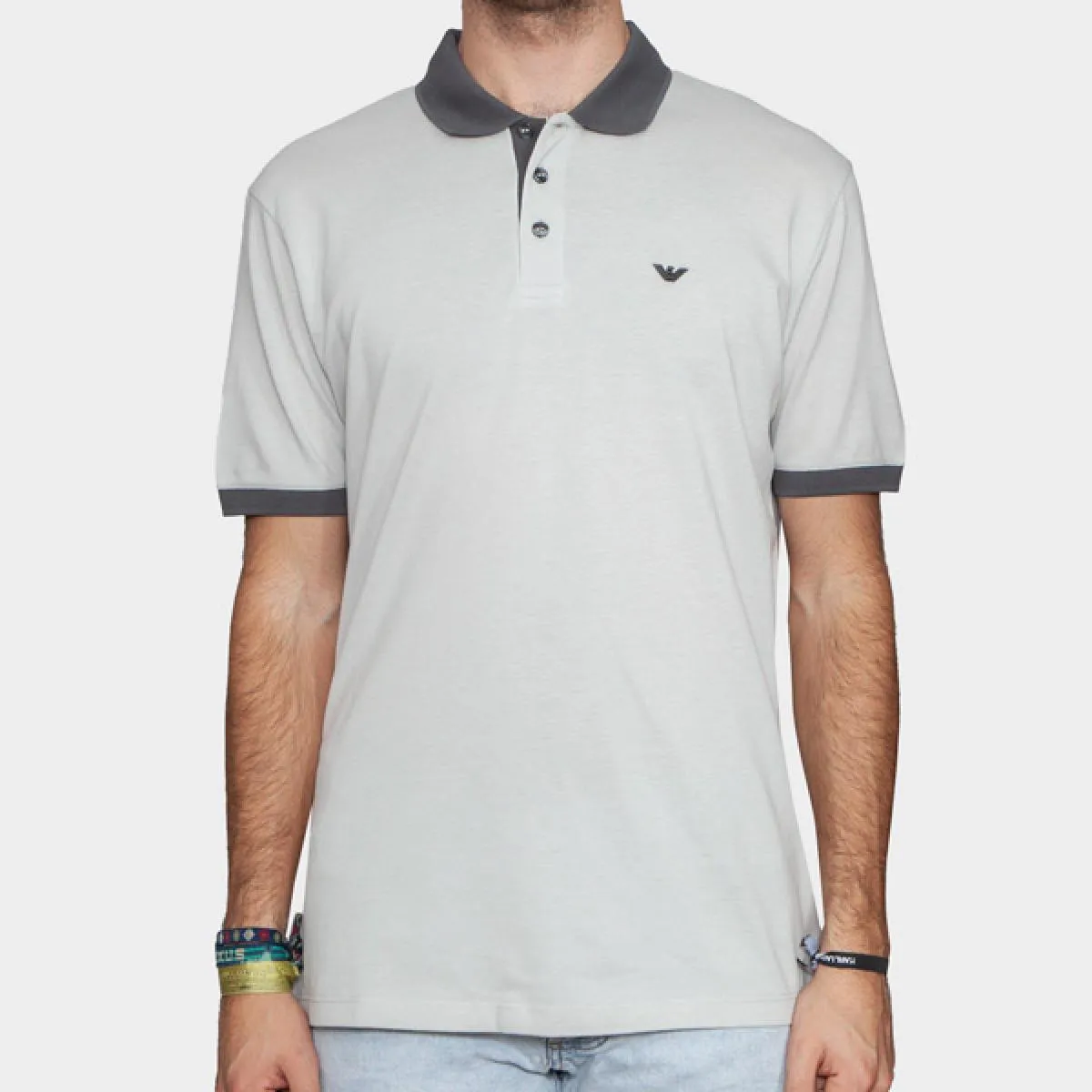 EMPORIO ARMANI  POLO GRIS