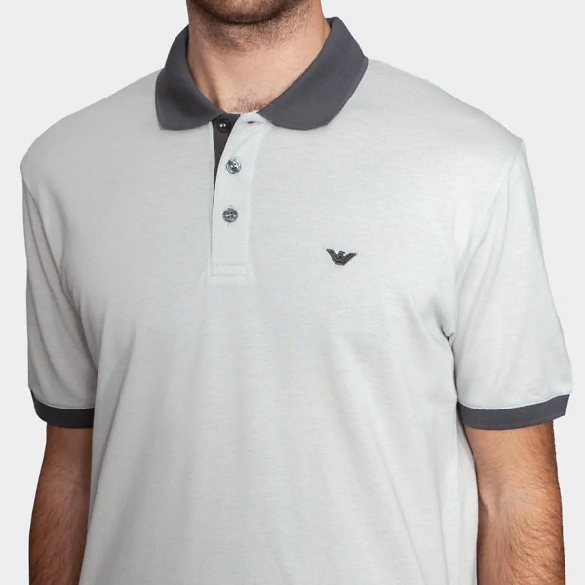 EMPORIO ARMANI  POLO GRIS