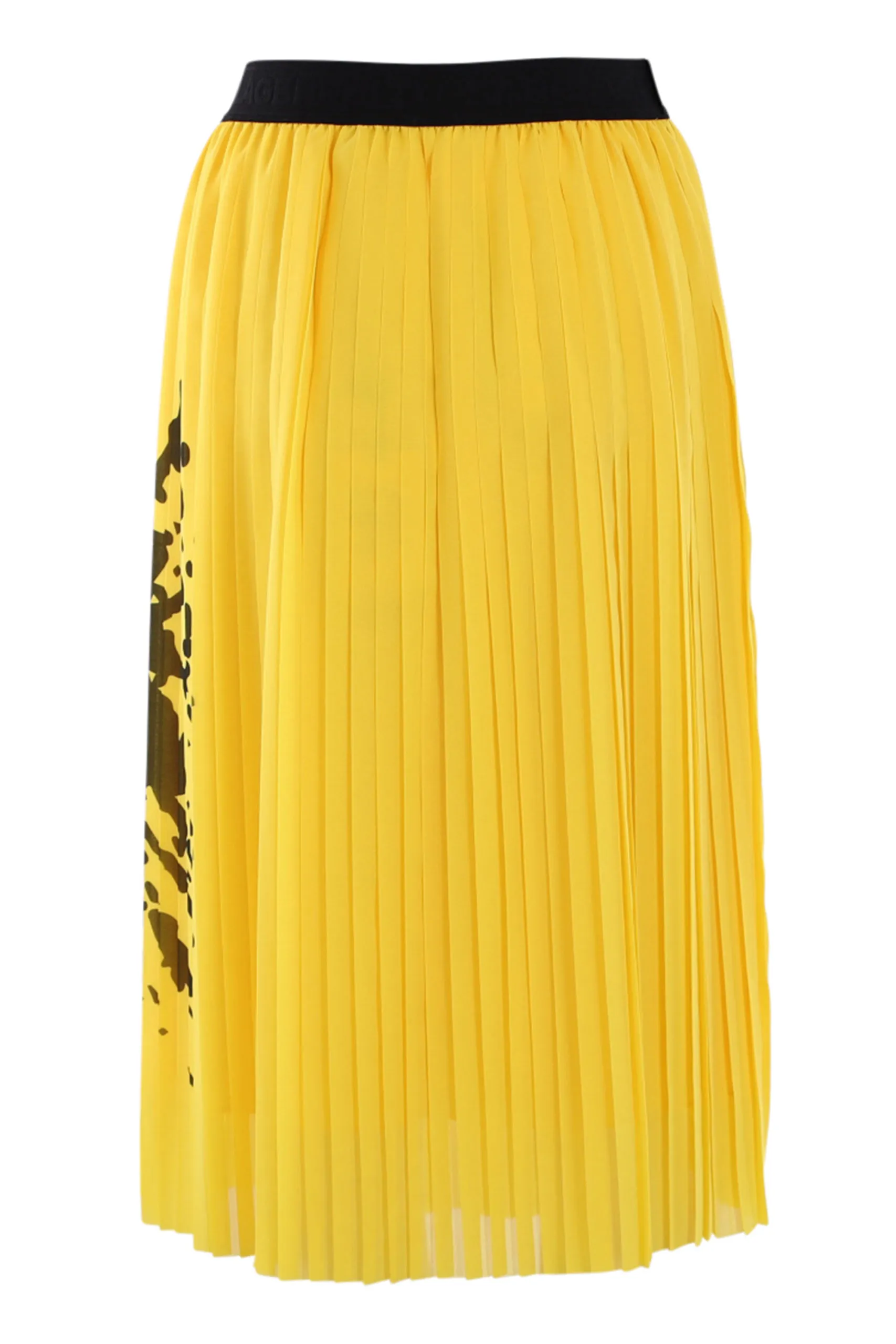 Falda amarilla con logo 