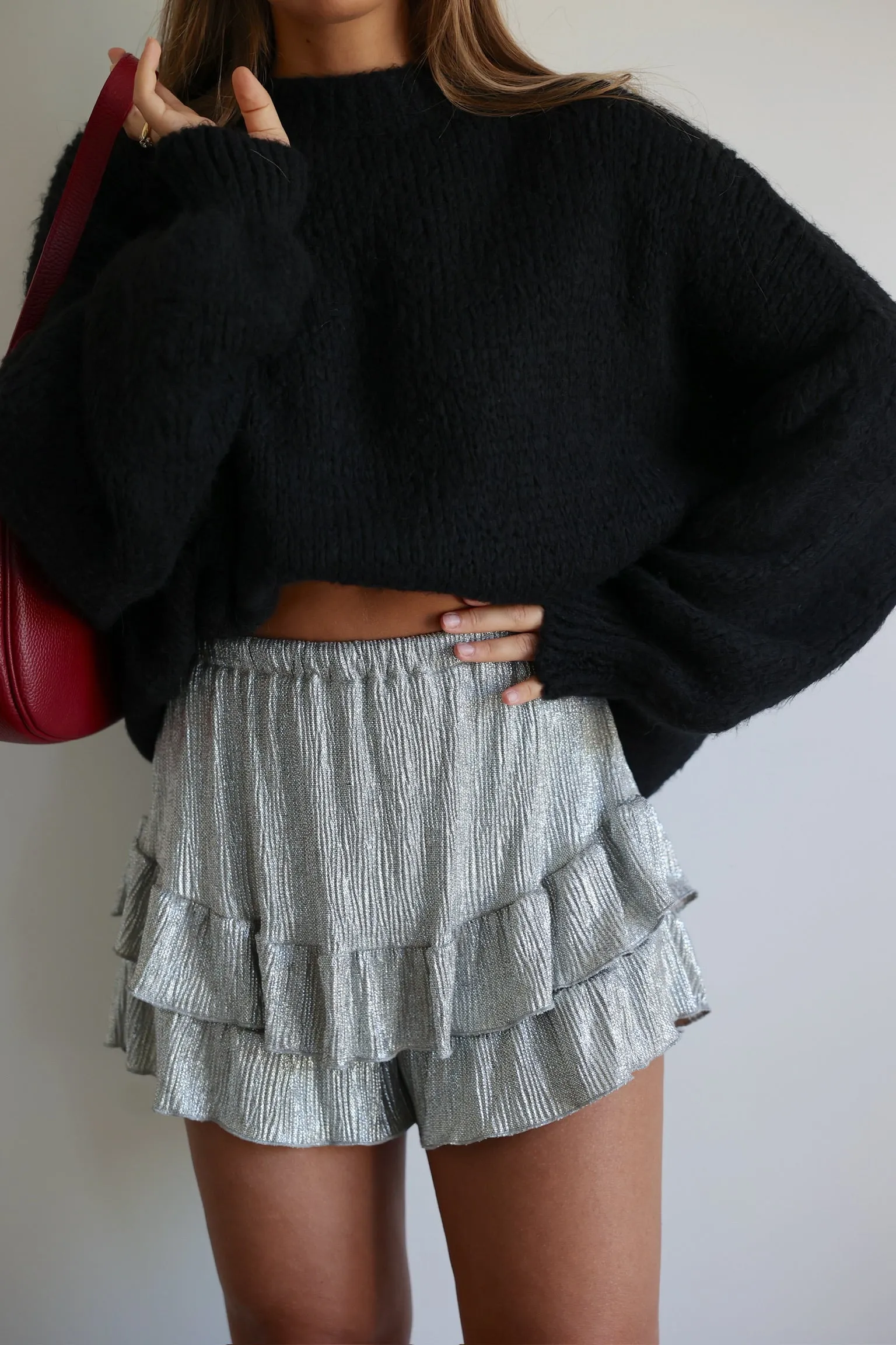 FALDA CORTA VICKY  ORO