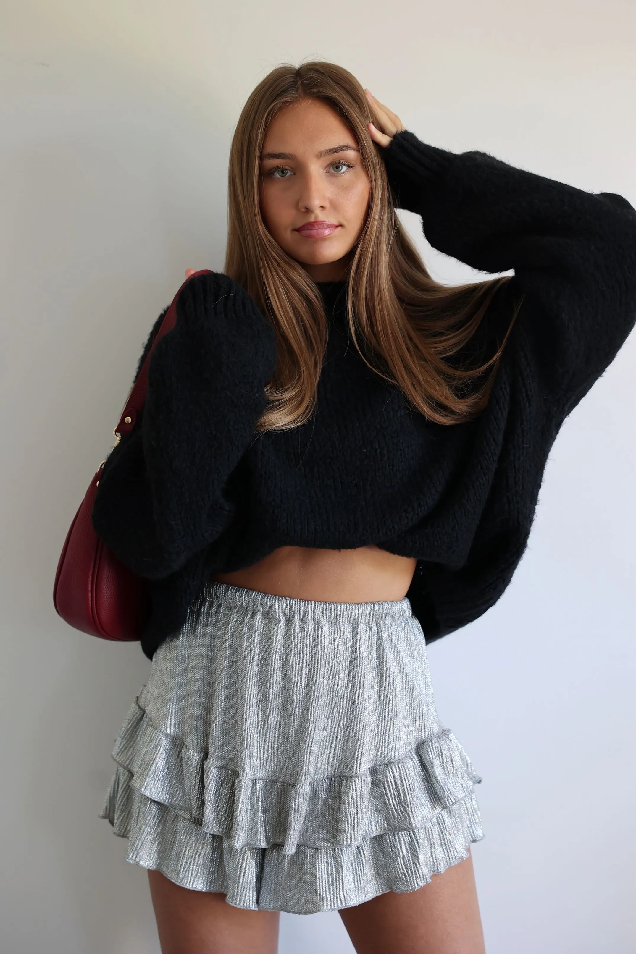 FALDA CORTA VICKY  ORO