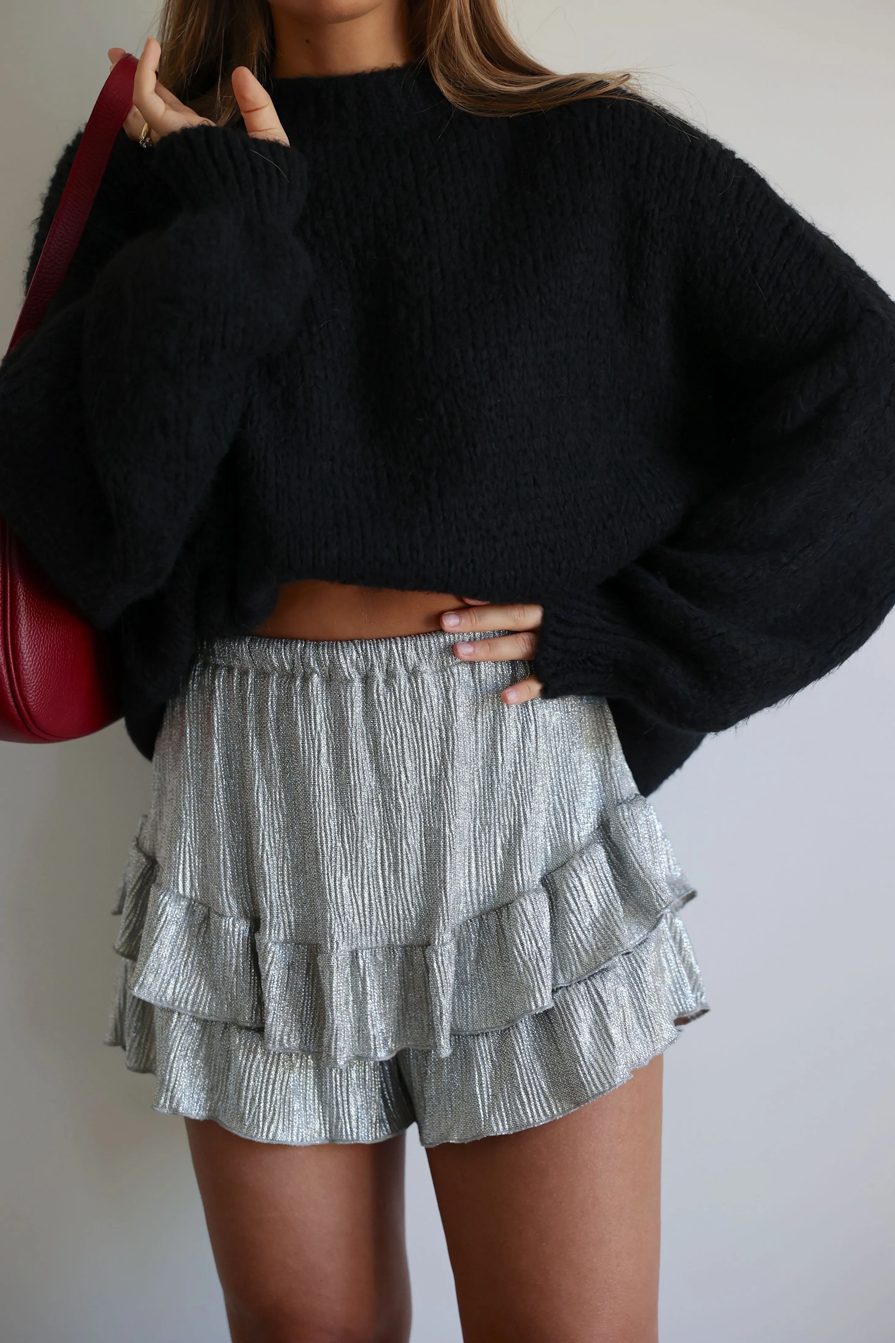 FALDA CORTA VICKY  ORO