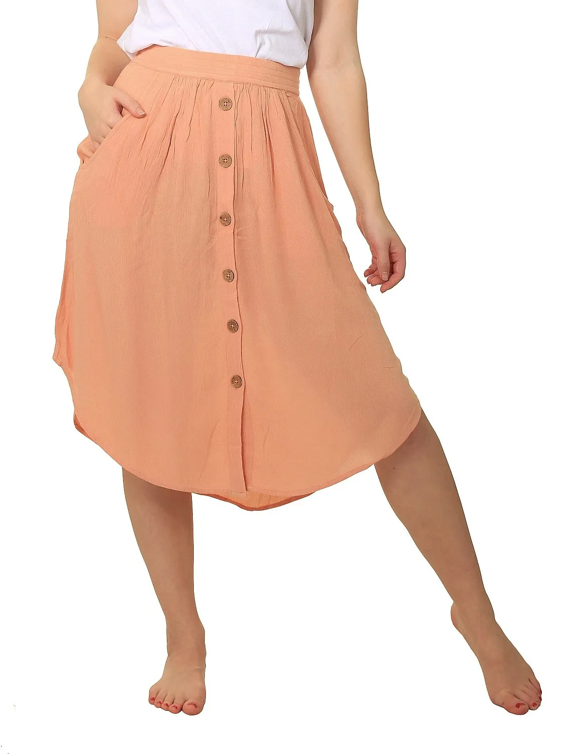 FALDA RIP CURL CLASSIC SURF  LIGHT CORAL  WOMEN´S