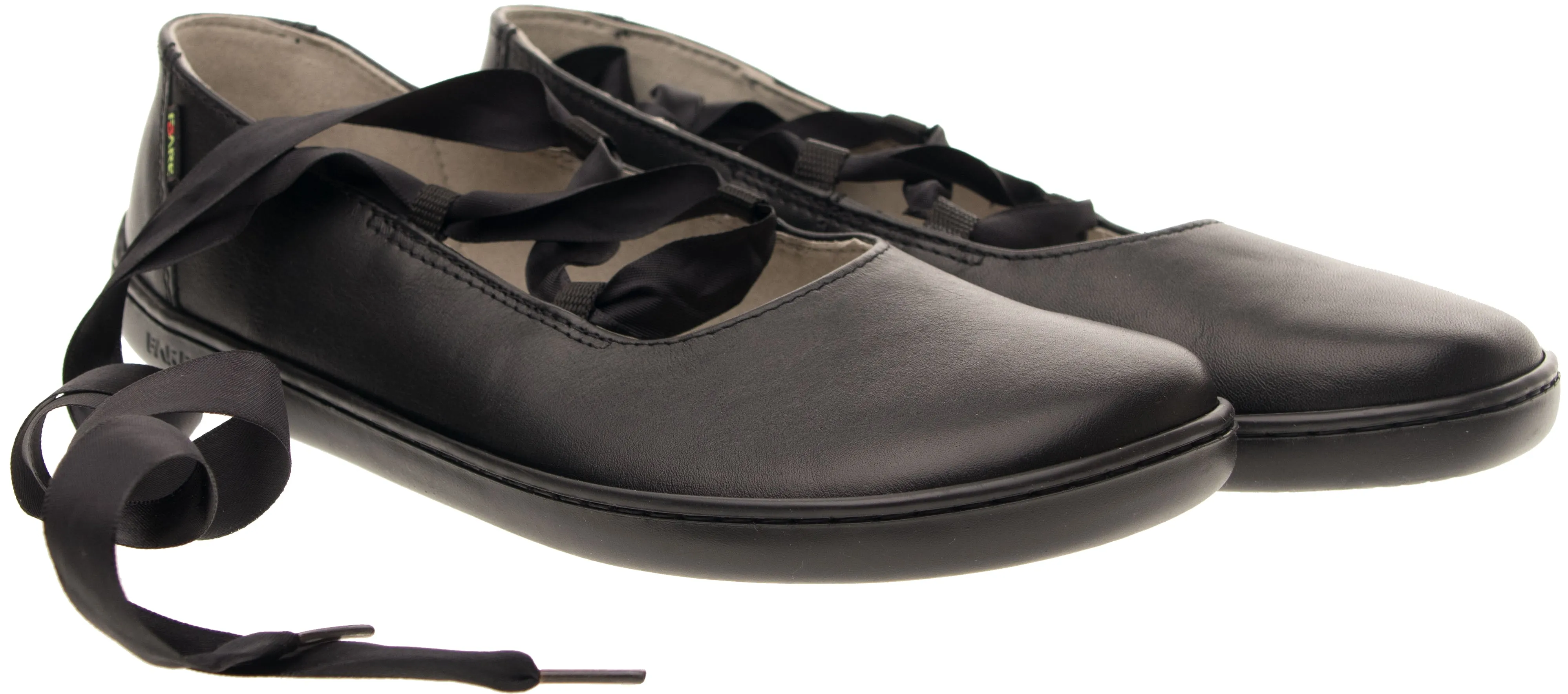 FARE BARE  A5362112 VENUS BLACK  BAILARINAS BAREFOOT CUERO