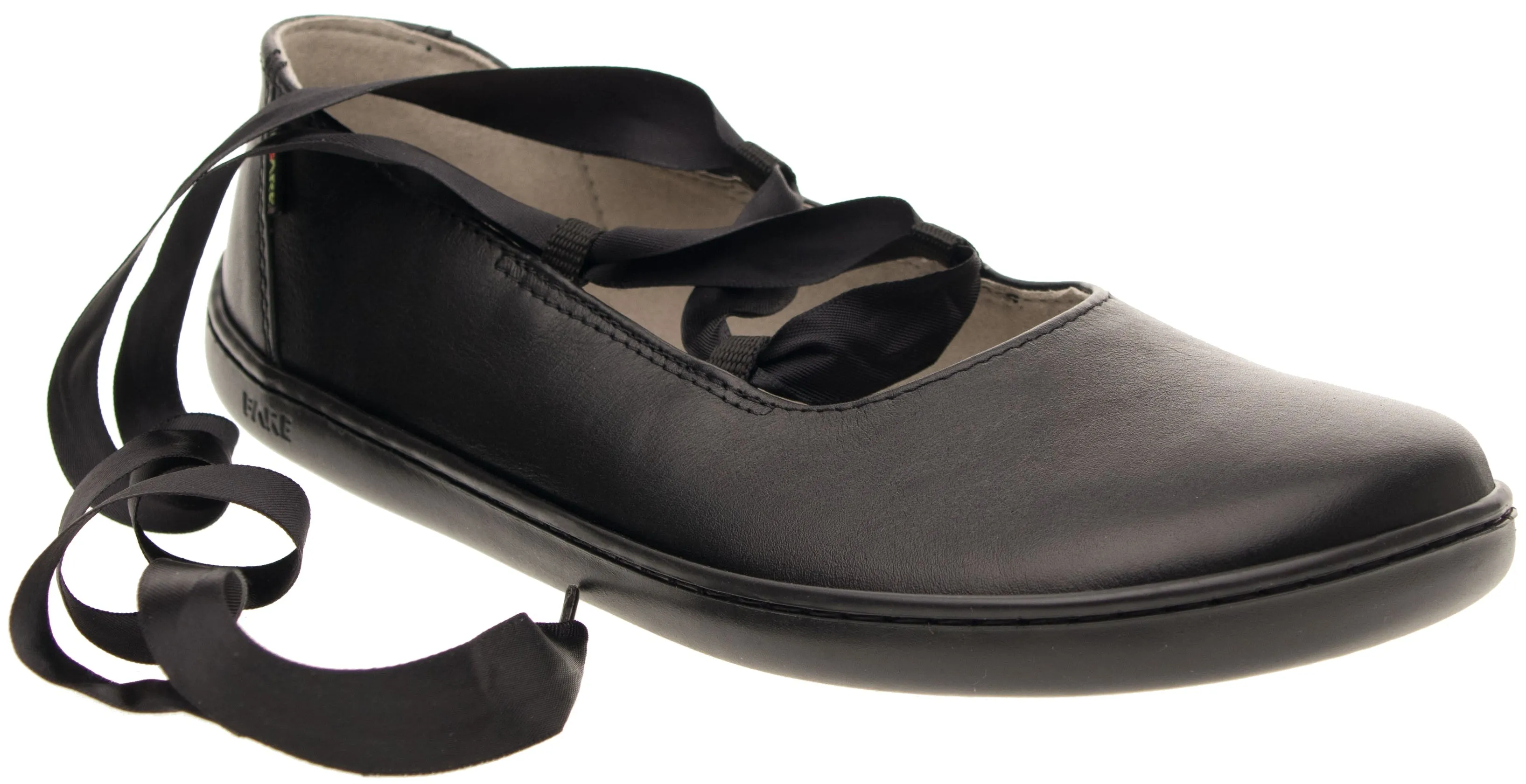 FARE BARE  A5362112 VENUS BLACK  BAILARINAS BAREFOOT CUERO