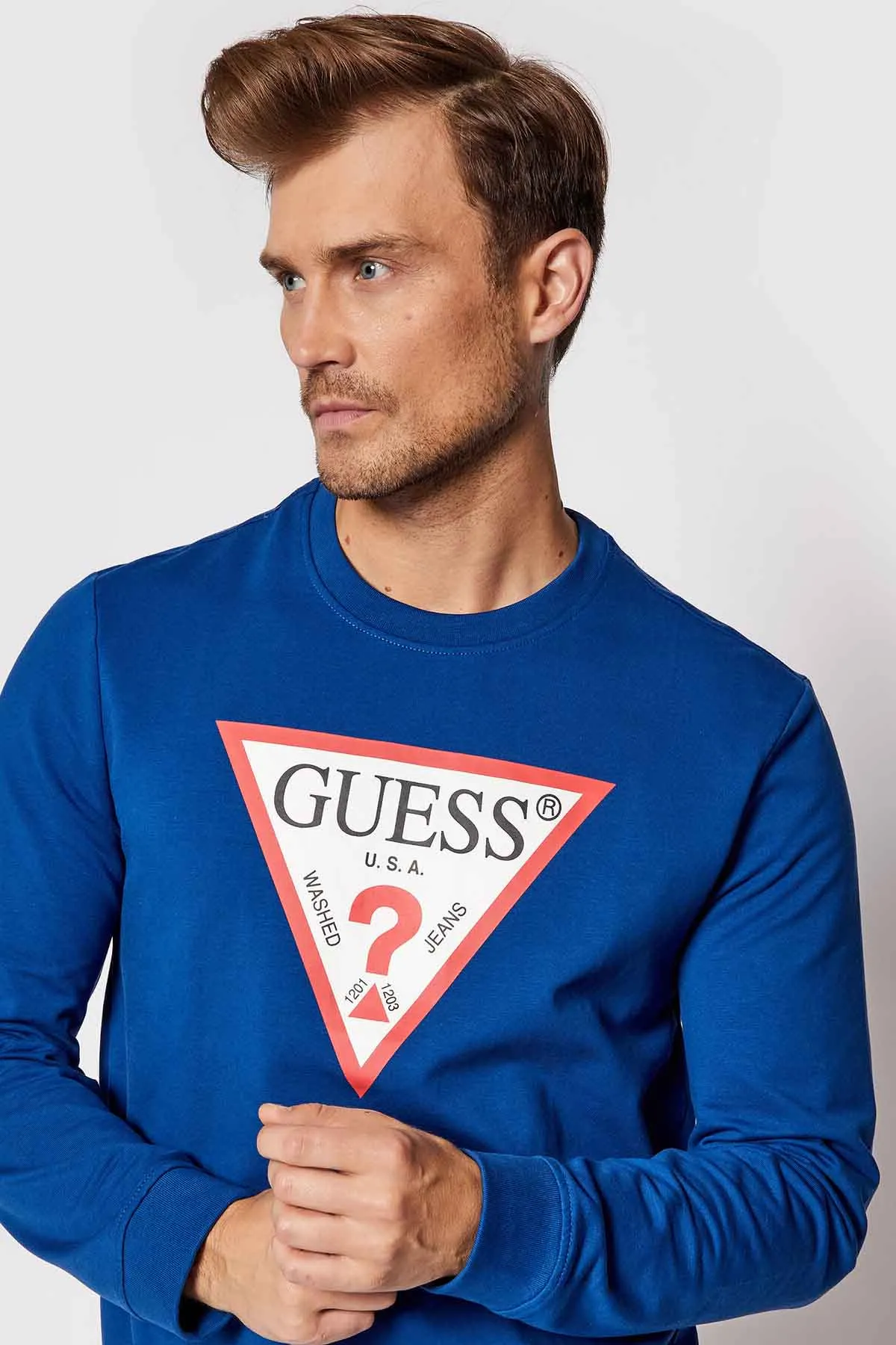 Felpa para hombre de Guess Jeans – M1RQ37K6ZS1
