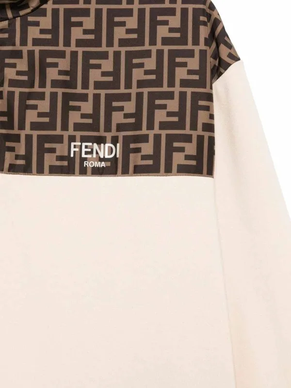 FENDI JR SUéTER CUELLO REDONDO  BEIS