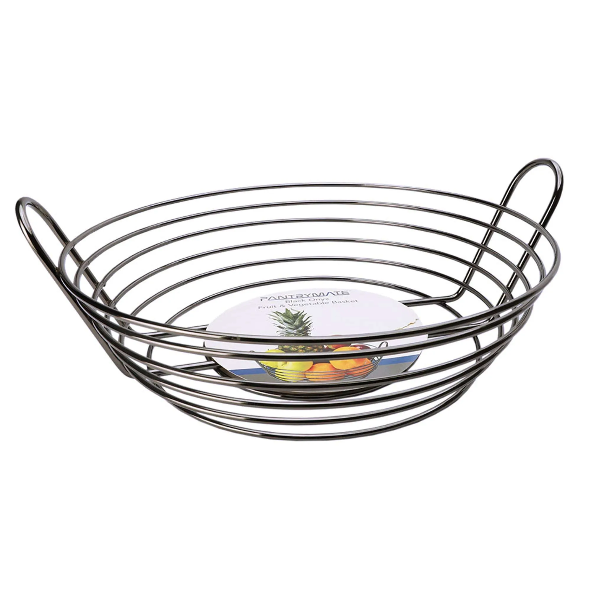 Frutero Canasta Pantrymate Negro Onyx