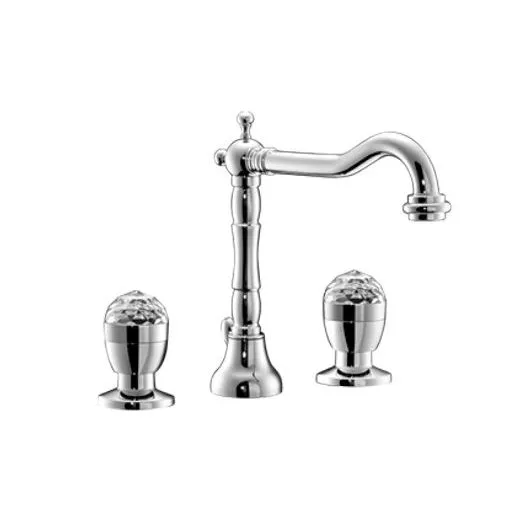 GABOLI FRATELLI MY BIJOUX CONJUNTO GRIFOS 3 ORIFICIOS CAÑO GIRATORIO Y DESAGÜE