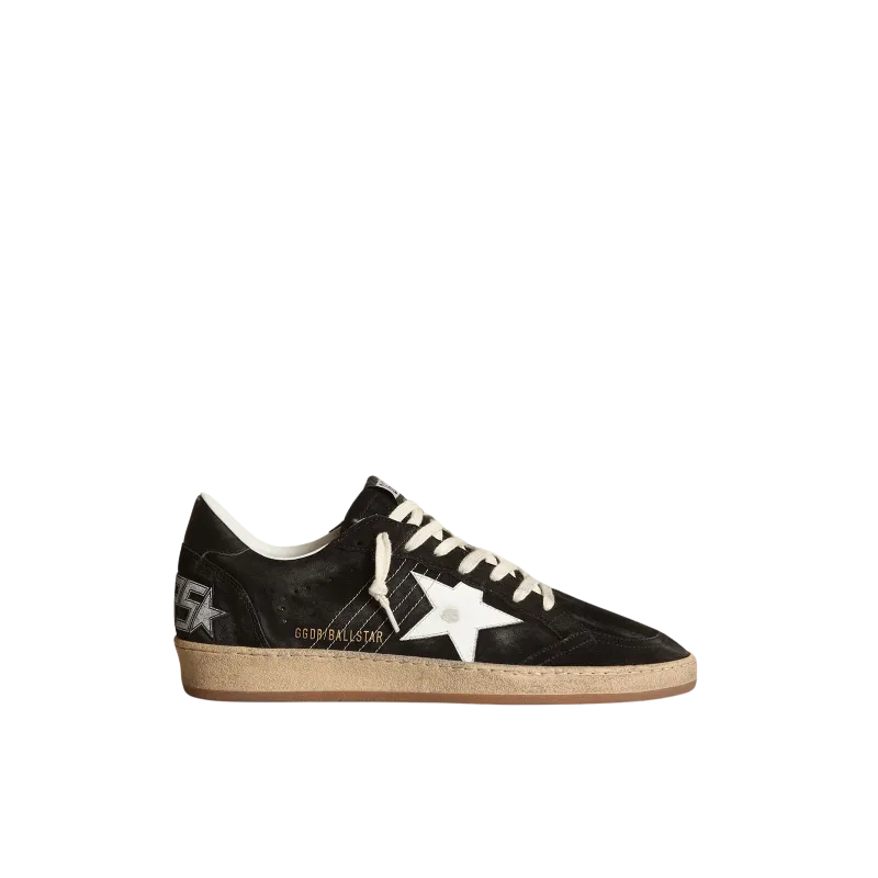 GOLDEN GOOSE  BALLSTAR BLACK AND WHITE