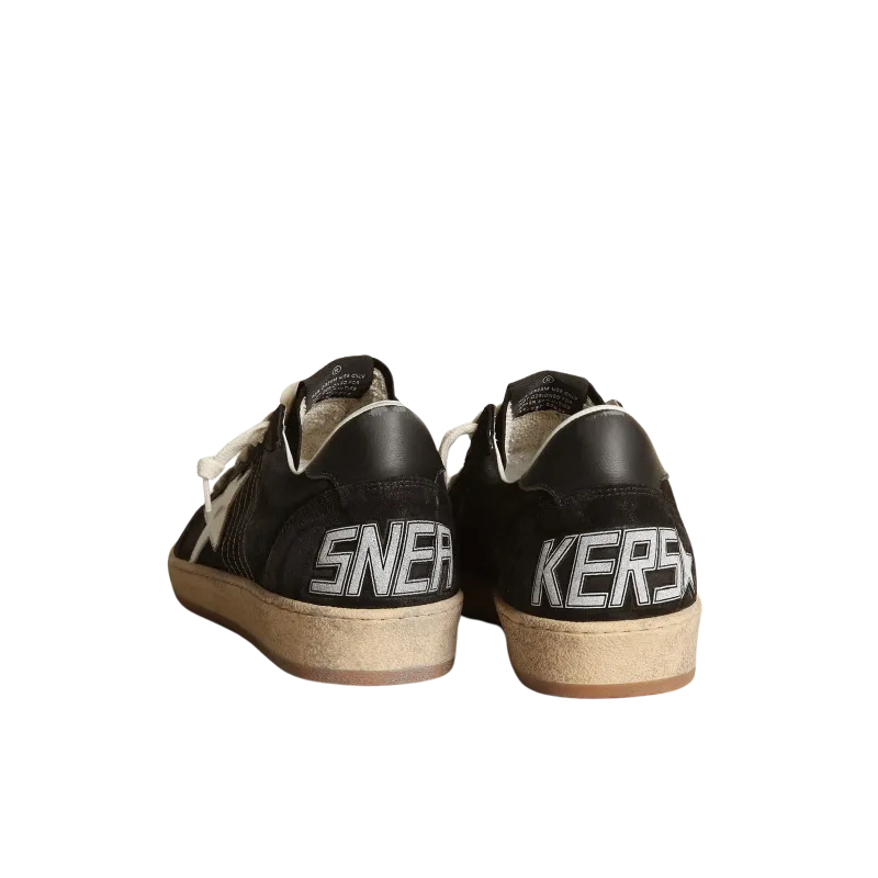 GOLDEN GOOSE  BALLSTAR BLACK AND WHITE