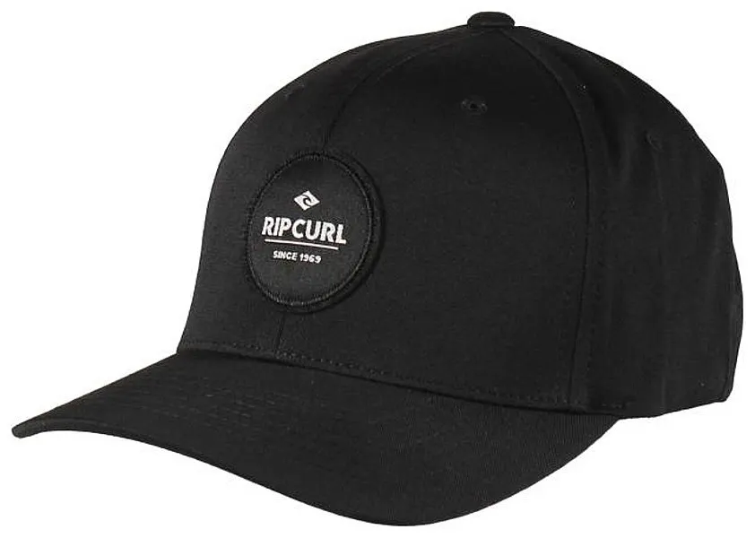 GORRA CON VISERA RIP CURL ROUTINE FLEXFIT  BLACK MARLE  MEN´S