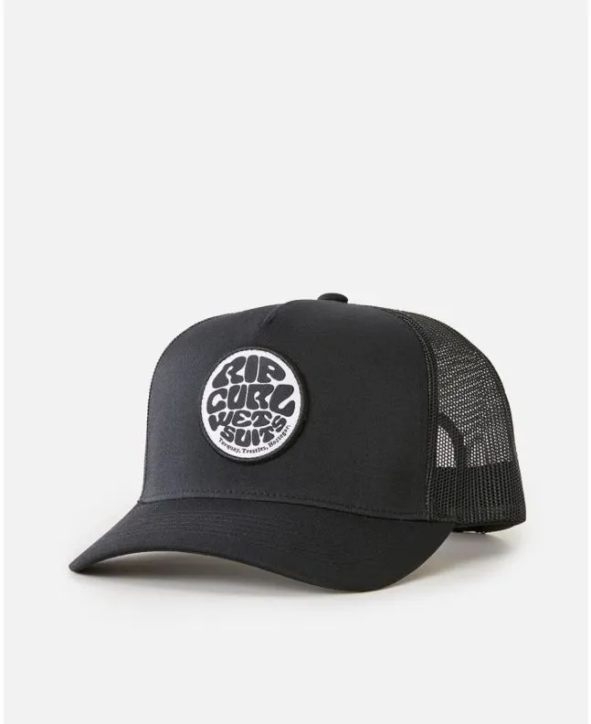 Gorra Trucker Rip Curl Wetsuit Icon Boy Negra 