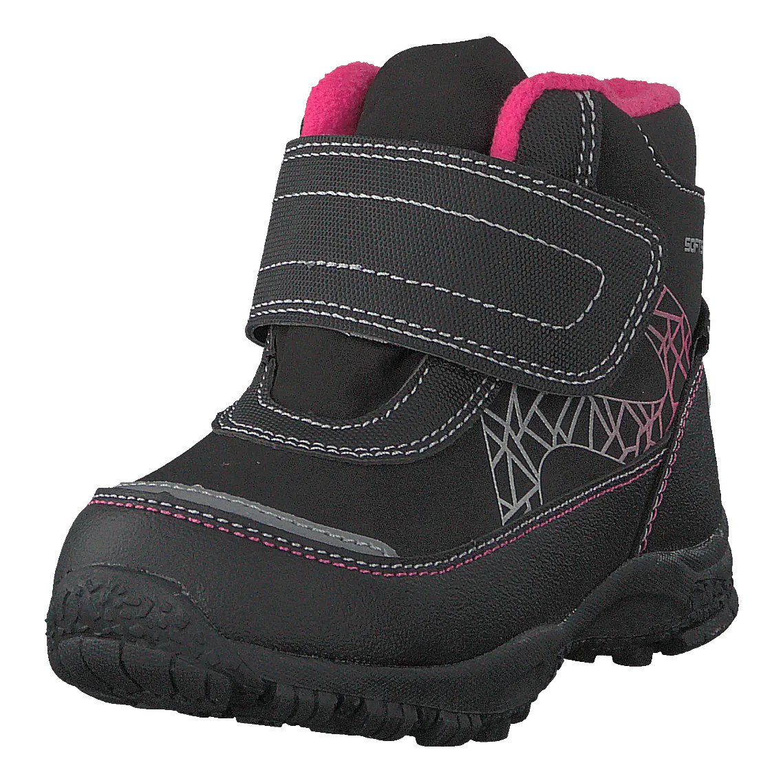 GULLIVER 4302962 WATERPROOF WARM LINED BLACK/FUCHSIA