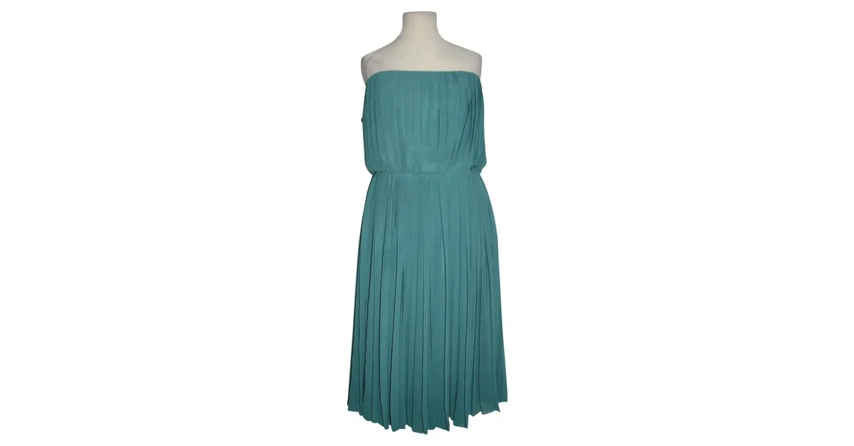 Halston Heritage Vestidos Verde 