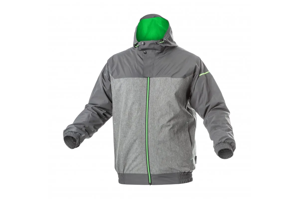 HEINER Chaquetón antilluvia gris oscuro/verde 2XL (56)