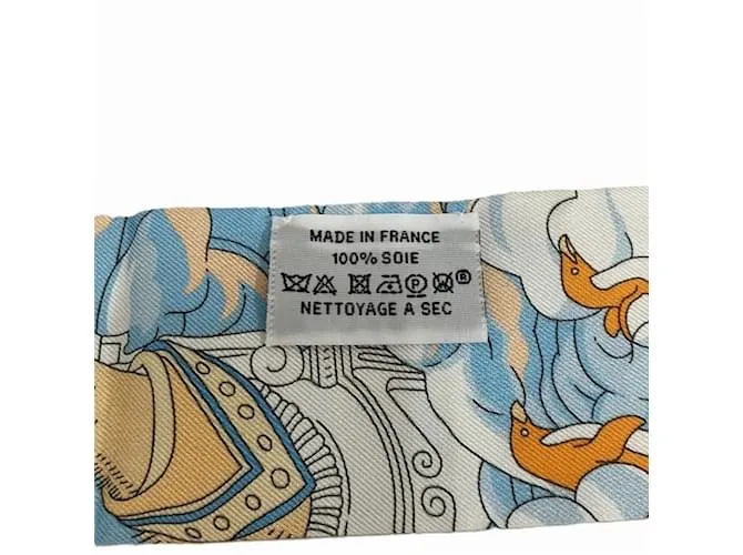 Hermès Twilly Mi Nube Bufanda Multicolor Crudo 