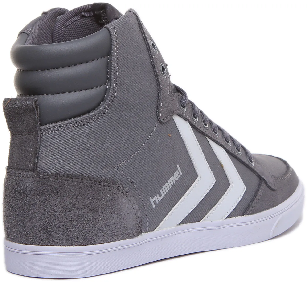 Hummel Slimmer Stadil Zapatillas de lona de ante con cordones para unisex en azul blanco