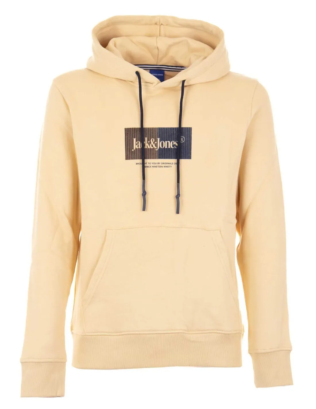 JACK & JONES  SUDADERA AMARILLA JORDALSTON BRANDING 12242197 HOMBRE