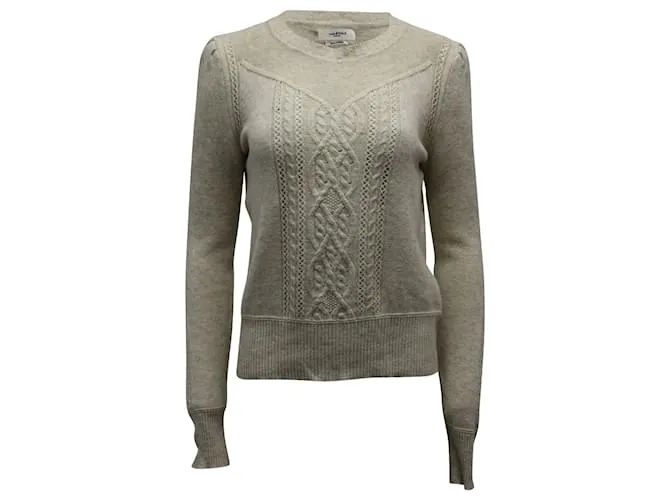 Jersey Isabel Marant Etoile de ochos en algodón color crema Blanco Crudo 