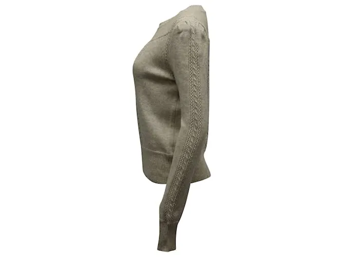 Jersey Isabel Marant Etoile de ochos en algodón color crema Blanco Crudo 