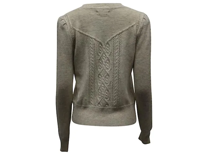 Jersey Isabel Marant Etoile de ochos en algodón color crema Blanco Crudo 