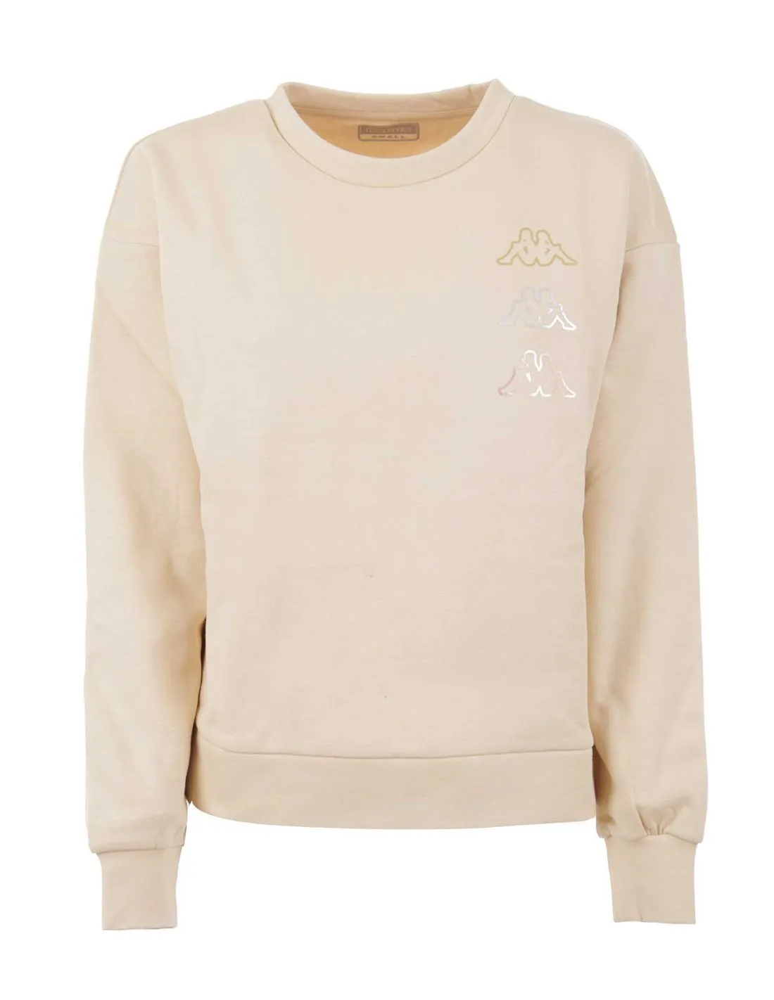 KAPPA  SUDADERA AMARILLA LOGO KIFOLI MUJER