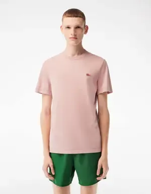 Lacoste Camiseta de hombre Lacoste lisa en algodón ecológico