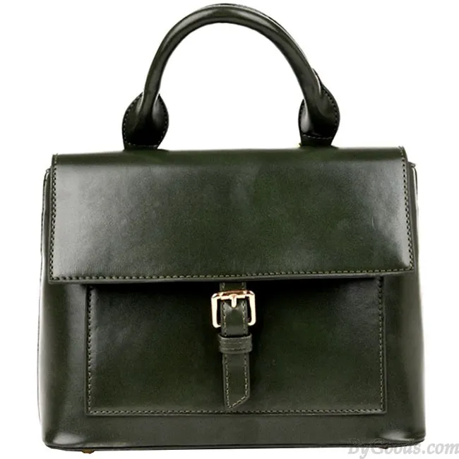 Leisure Single Buckle College Girl Handbag Shoulder Bag