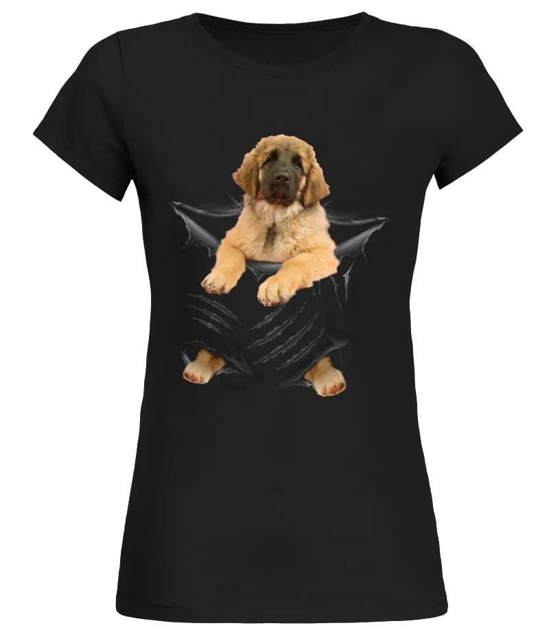 Leonberger Scratch Camiseta cuello redondo Mujer