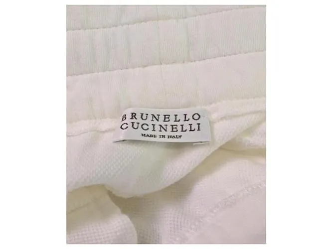 Loro Piana Pantalones Blanco 