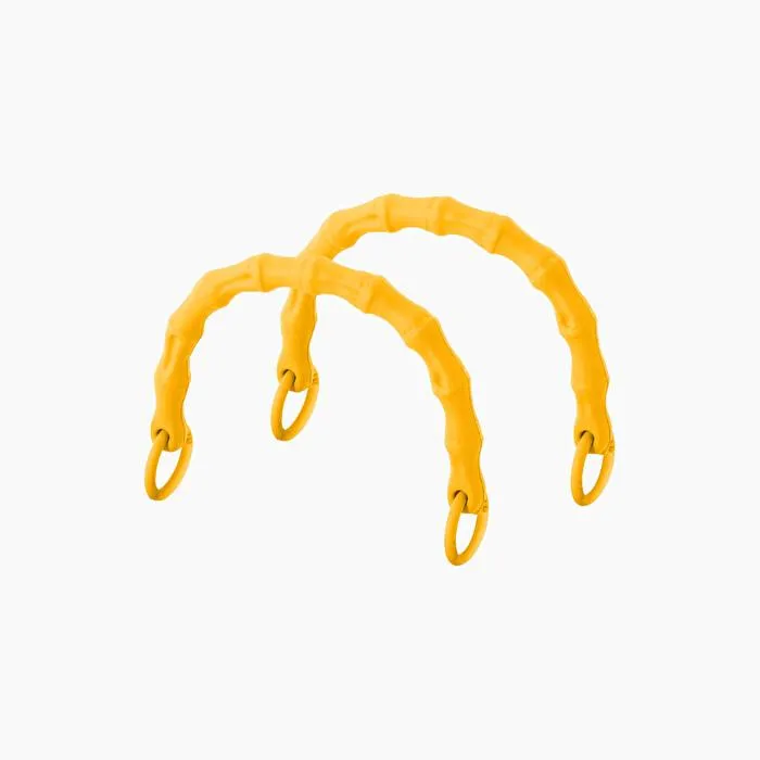 Mango corto bambú con anillo cedro