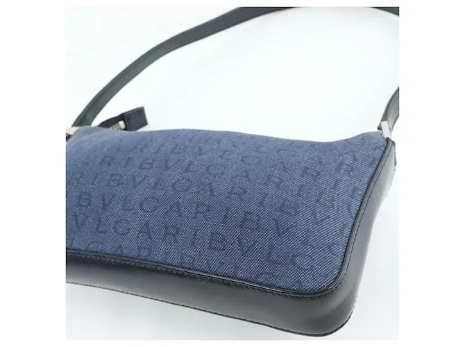 Manía del logo Bulgari Azul 