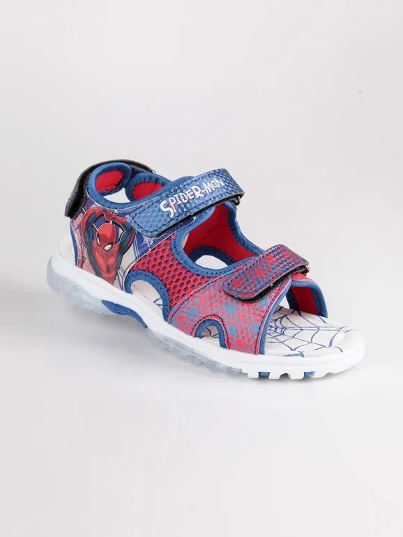 MARVEL SPIDERMAN SANDALIAS CON LáGRIMAS Y LUCES  SPIDER MAN