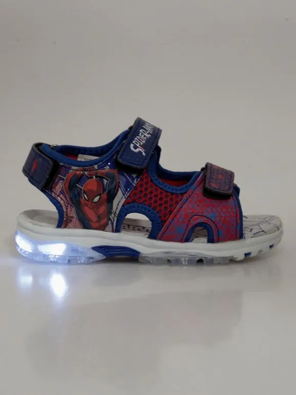 MARVEL SPIDERMAN SANDALIAS CON LáGRIMAS Y LUCES  SPIDER MAN