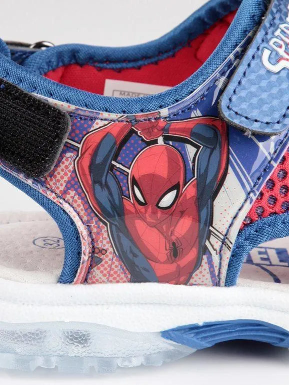 MARVEL SPIDERMAN SANDALIAS CON LáGRIMAS Y LUCES  SPIDER MAN