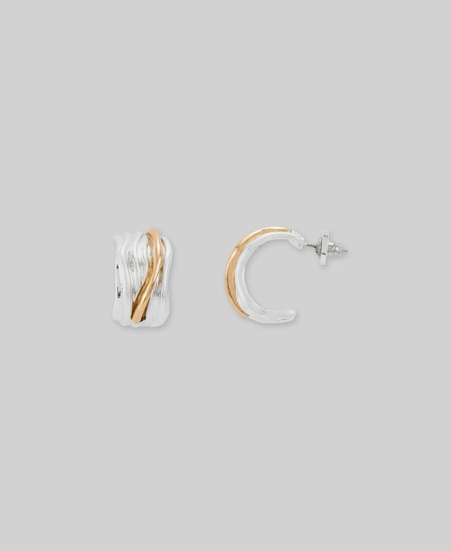 Metal tubular hoops woman