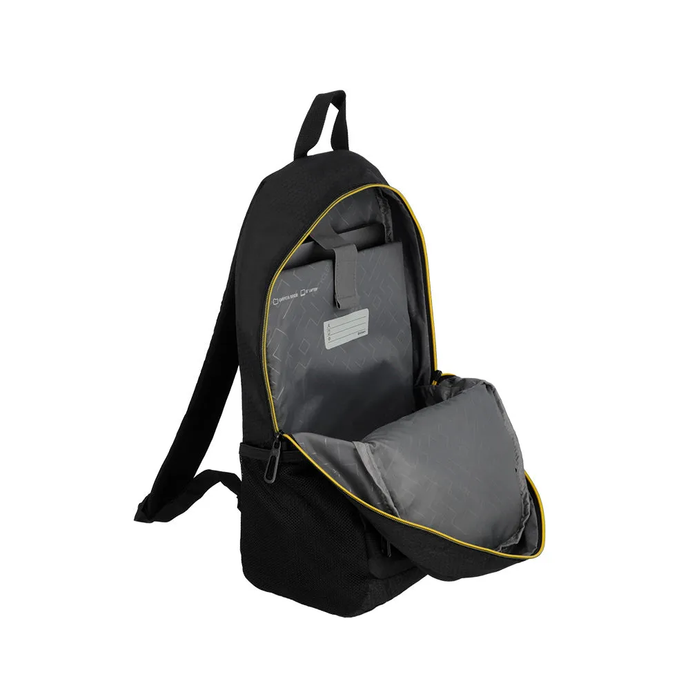 Mochila para laptop Clinton 15 negra/amarilla