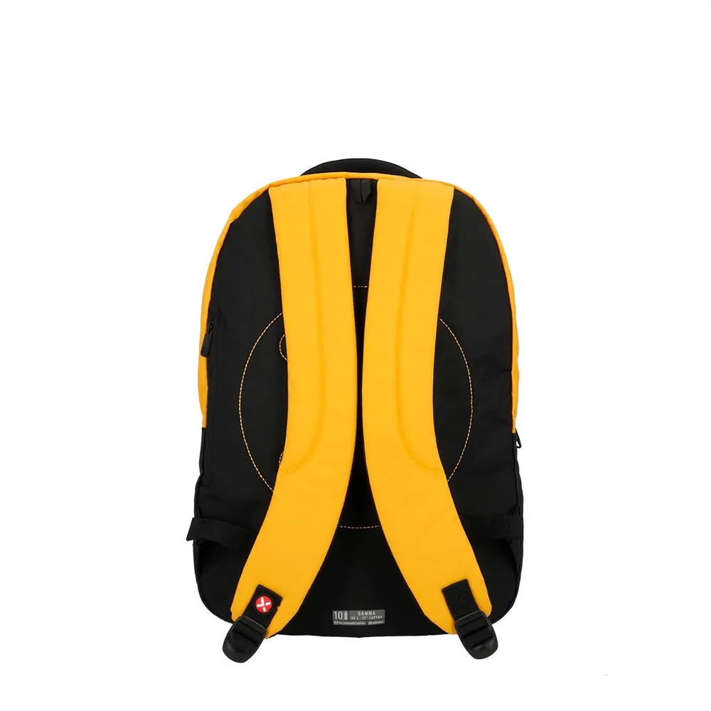 Mochila para notebook 17 de hombre Gamma amarilla