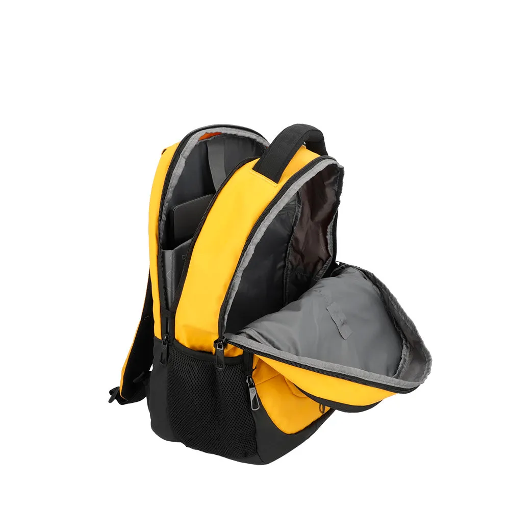 Mochila para notebook 17 de hombre Gamma amarilla