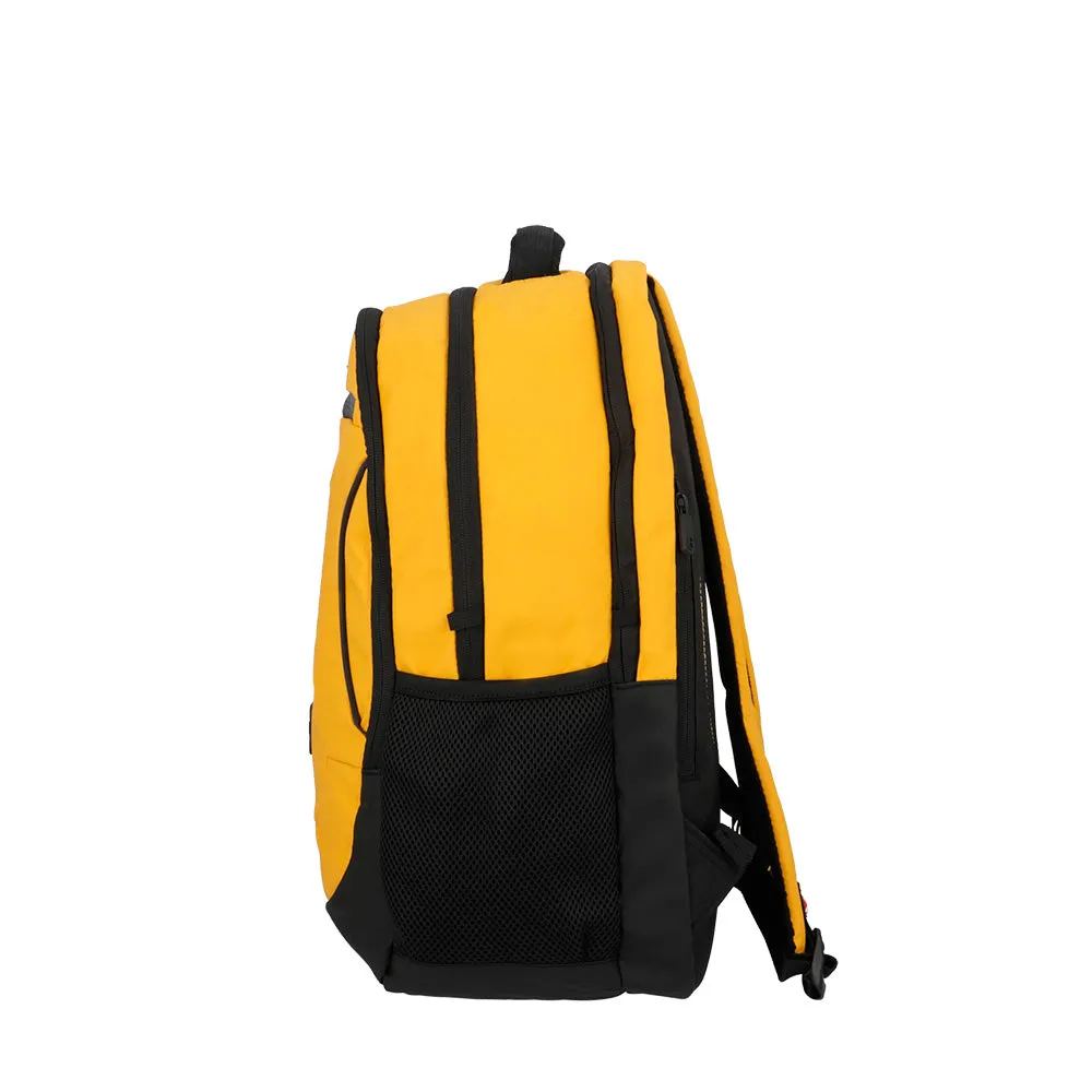 Mochila para notebook 17 de hombre Gamma amarilla